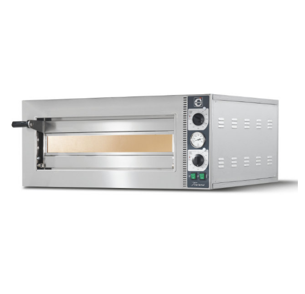 CUPPONE - Four à pizza mécanique 1 chambre 4 pizzas Ø35 commutable - TIZIANO