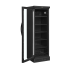 TEFCOLD - Vitrine positive ventilée +2/+10°C 1 porte 490x360 noire 345 litres - CEV425 BLACK L/H