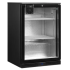 TEFCOLD - Arrière bar ventilé +2/+10°C 1 porte vitrée noir - DB126H