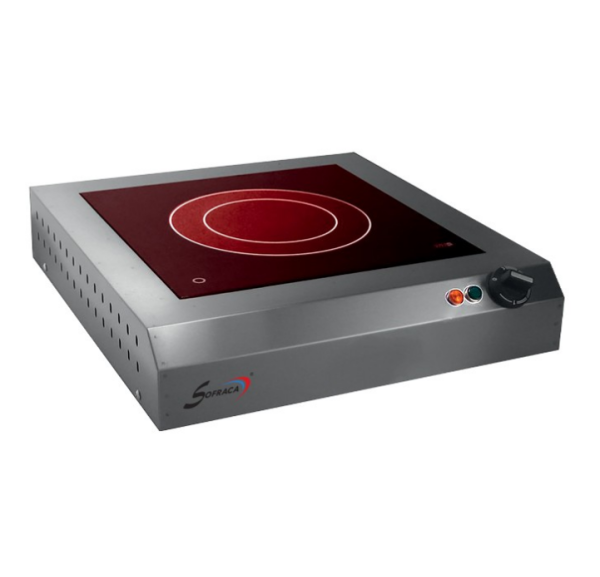 SOFRACA - Réchaud vitrocéramique 1 feu diamètre 250 mm 230 V