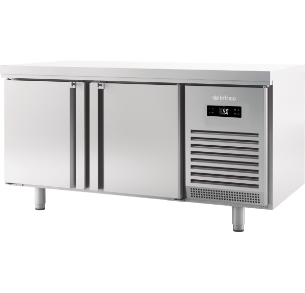 INFRICO - Tour pâtissier positif 2 portes 600x400 prof 800mm dessus en granit