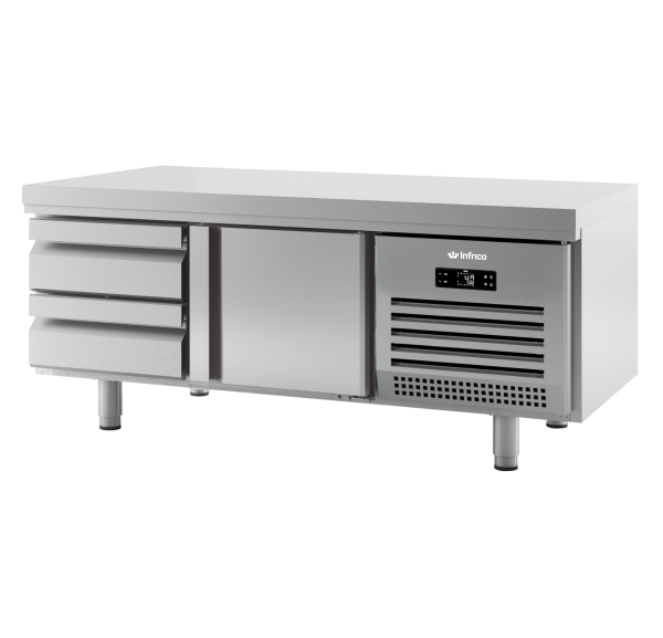 INFRICO - Soubassement réfrigéré 4 tiroirs Gn 1/1 - MSG 1600