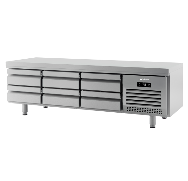 INFRICO - Soubassement réfrigéré 6 tiroirs Gn 1/1 - MSG2000