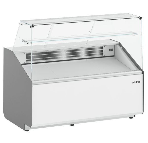 INFRICO - Vitrine réfrigérée de présentation de service arrière froid statique 1592 mm