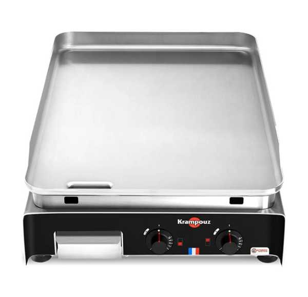 KRAMPOUZ - Plancha gaz profondeur 442x642mm châssis inox - CONFORT