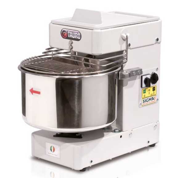 SIGMA - Pétrin à spirale tête et cuve fixe 21 litres - TAURO 18