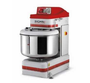 SIGMA - Pétrin à spirale cuve fixe 67 à 120 litres - RED LINE Pétrin à spirale redline