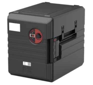 RIEBER - Conteneur de transport numérique chauffé de 52L corps et couvercle en polypropylène - THERMOPORT 1000KB-D NOIR