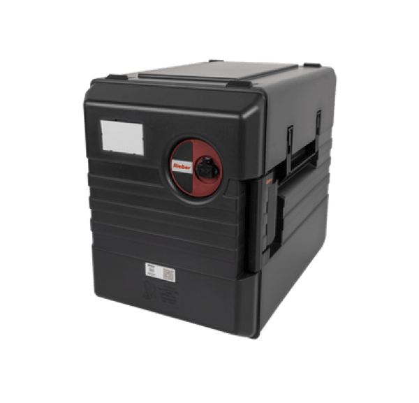 RIEBER - Conteneur de transport analogique chauffé de 52L corps et couvercle en polypropylène - THERMOPORT 1000KB-A NOIR