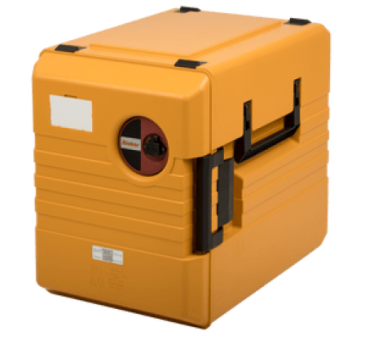 RIEBER - Conteneur de transport analogique chauffé de 52L corps et couvercle en polypropylène - THERMOPORT 1000KB-A ORANGE