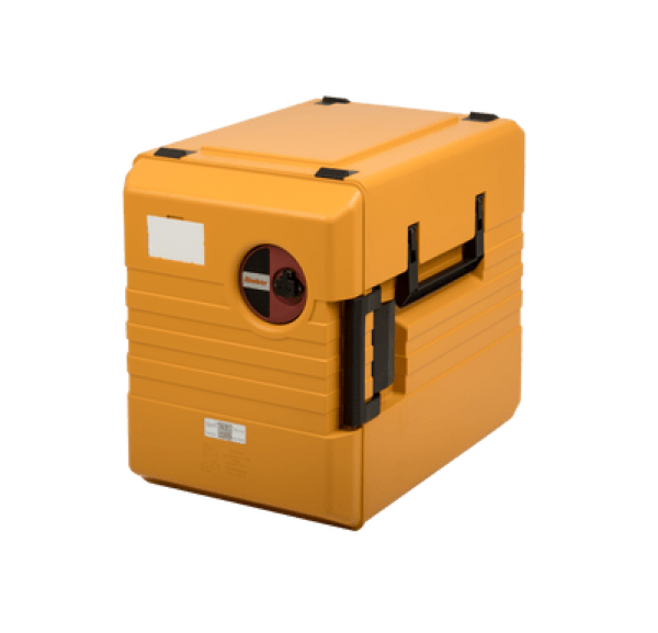 RIEBER - Conteneur de transport analogique chauffé de 52L corps et couvercle en polypropylène - THERMOPORT 1000KB-A ORANGE