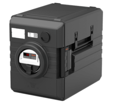 RIEBER - Conteneur de transport alimentaire chauffé de 52L corps et couvercle en polypropylène - THERMOPORT 1000K4.0 NOIR