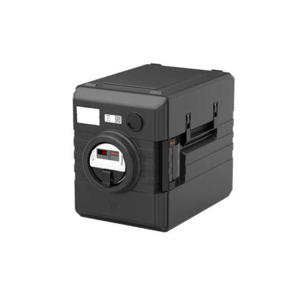 RIEBER - Conteneur de transport alimentaire chauffé de 52L corps et couvercle en polypropylène - THERMOPORT 1000K4.0 NOIR