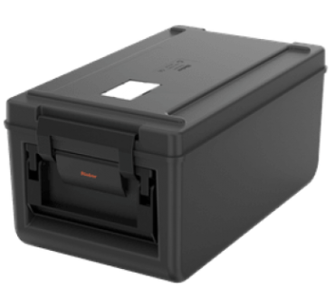 RIEBER - Boîte de transport alimentaire neutre de 26 litres corps et couvercle en polypropylène - THERMOPORT 100K NOIR