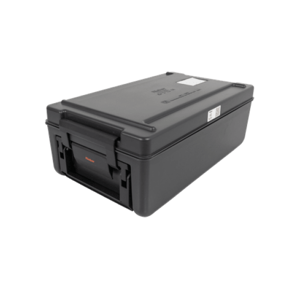 RIEBER - Boîte de transport alimentaire neutre de 11,7 litres corps et couvercle en polypropylène - THERMOPORT 50K NOIR