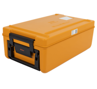 RIEBER - Boîte de transport alimentaire neutre de 11,7 litres corps et couvercle en polypropylène - THERMOPORT 50K ORANGE