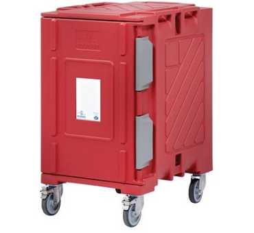 BOURGEAT - Conteneur isotherme multi-standard à ouverture frontale 1 module avec roues 173 litres 9 niveaux 600x400