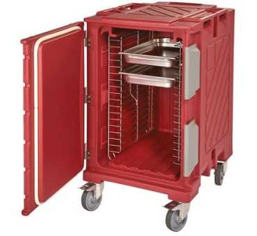 BOURGEAT - Conteneur isotherme multi-standard à ouverture frontale 1 module avec roues 173 litres 18 niveaux GN1/1