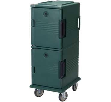 CAMBRO - Chariot chauffant 8 niveaux GN1/1 granité vert