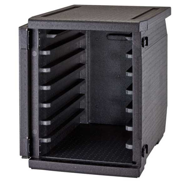 CAMBRO - Conteneur isotherme 6 x 600x400mm avec glissières noir