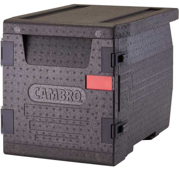 CAMBRO - Conteneur isotherme 4 x GN1/1 avec glissières noir