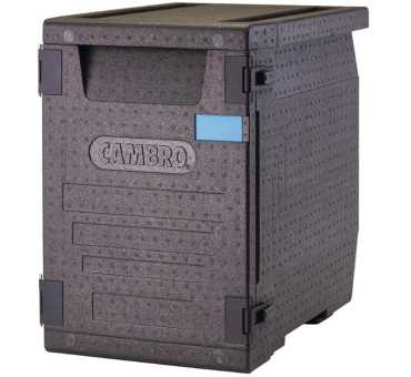 CAMBRO - Conteneur isotherme 4 x GN1/1 avec glissières noir