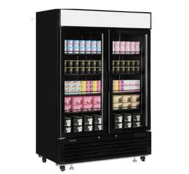 TEFCOLD - Armoire réfrigérée 2 portes vitrées chauffantes à fermeture automatique 1149 L - NF5000G