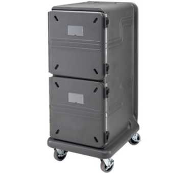 CAMBRO - Conteneur isotherme 20 x GN1/1 2 compartiments froids gris anthracite