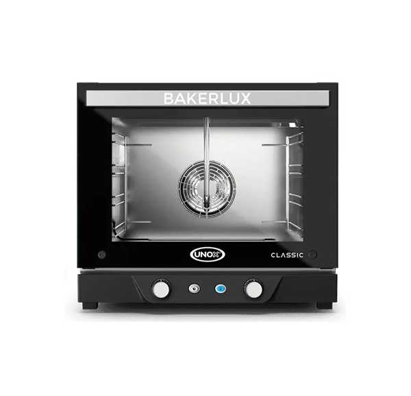 UNOX - Four à convection 4 niveaux 460x330 mm avec humidificateur électrovanne - BAKERLUX CLASSIC MANUAL