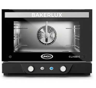 UNOX - Four à convection 3 niveaux 460x330 mm avec humidificateur pompe - BAKERLUX CLASSIC MANUAL