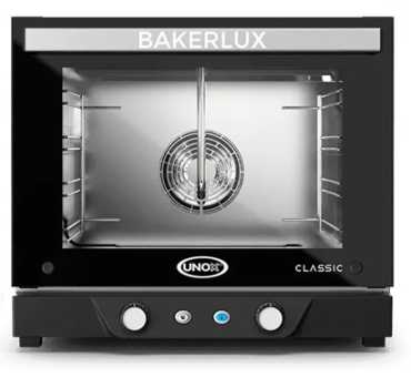 UNOX - Four à convection 4 niveaux 460x330 mm avec humidificateur pompe - BAKERLUX CLASSIC MANUAL