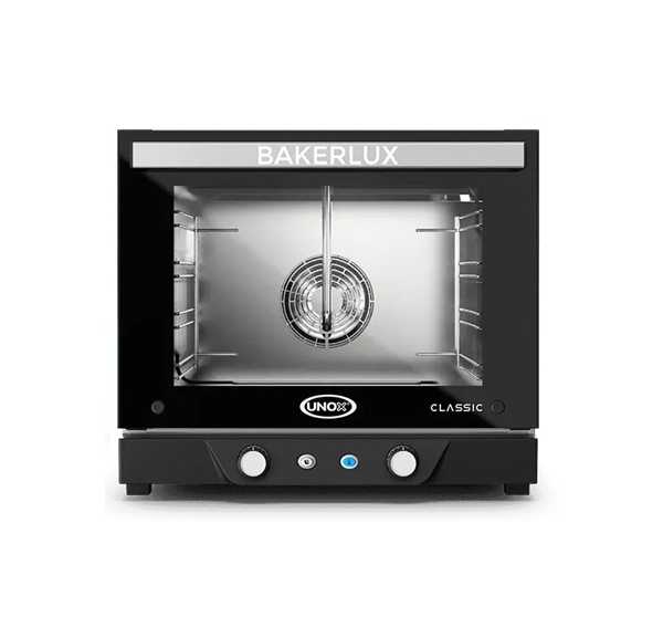 UNOX - Four à convection 4 niveaux 460x330 mm avec humidificateur pompe - BAKERLUX CLASSIC MANUAL