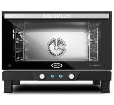 UNOX - Four à convection 4 niveaux 600x400 mm sans humidificateur - BAKERLUX CLASSIC MANUAL