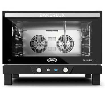 UNOX - Four à convection 4 niveaux 600x400 mm avec humidificateur électrovanne ouverture haut bas - BAKERLUX CLASSIC MANUAL