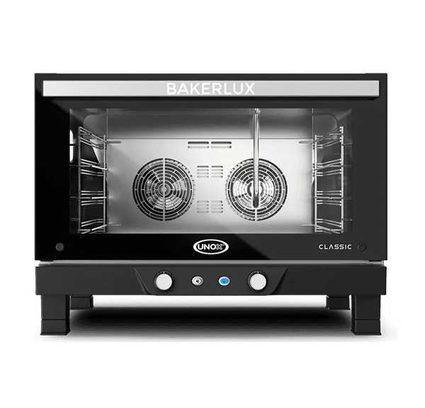 UNOX - Four à convection 4 niveaux 600x400 mm avec humidificateur pompe ouverture haut bas - BAKERLUX CLASSIC MANUAL