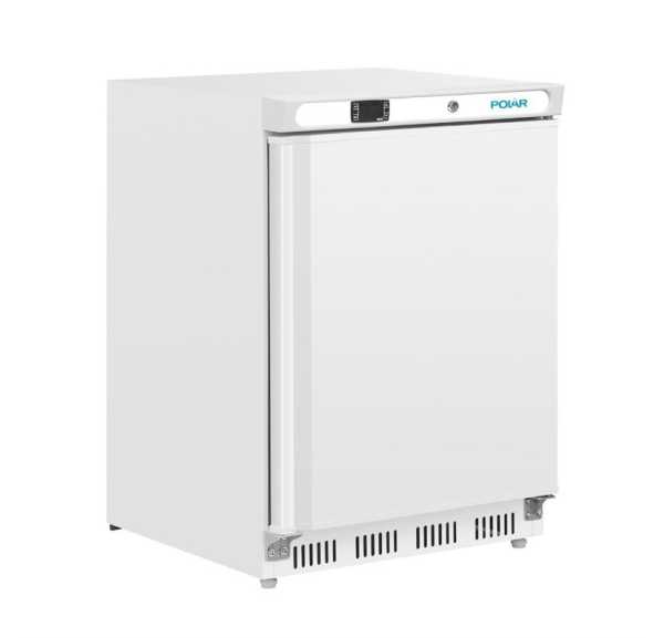 Dessous de comptoir négatif blanc Polar Série C 140L