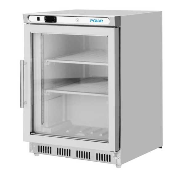 Vitrine réfrigérée négative de comptoir Polar Série C inox 129L