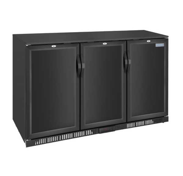 Arrière-bar trois portes pleines Polar Série G 850mm 320L