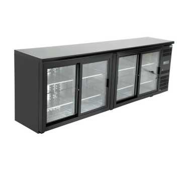 POLAR - Arrière-bar 4 portes portes coulissantes 320W R600a - SÉRIE U