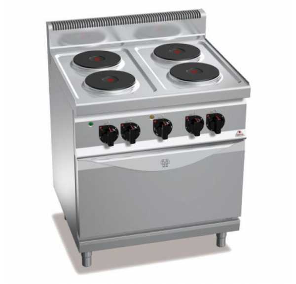 BERTO'S - Plan de cuisson 2 plaques carrees electriques BERTO'S - Plan de cuisson 2 plaques carrees electriques