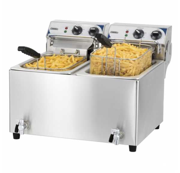 CASSELIN - Friteuse électrique haut rendement 2 x 10 litres - CFEV102TC