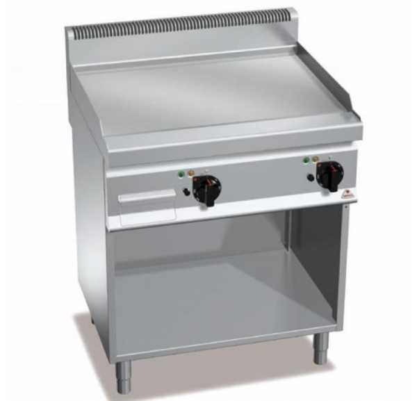 BERTO'S - Plaque à snacker lisse sur baie libre E7FL8MP-2 - MACROS 700