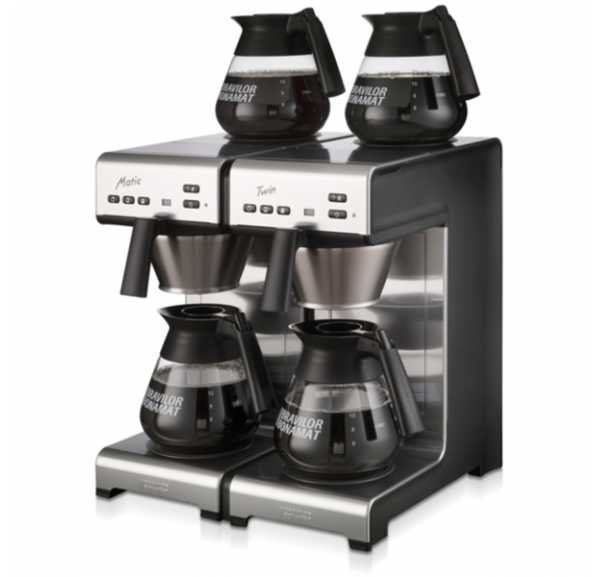 Machine à café filtre raccordée à l'eau - Matic Twin de Bravilor