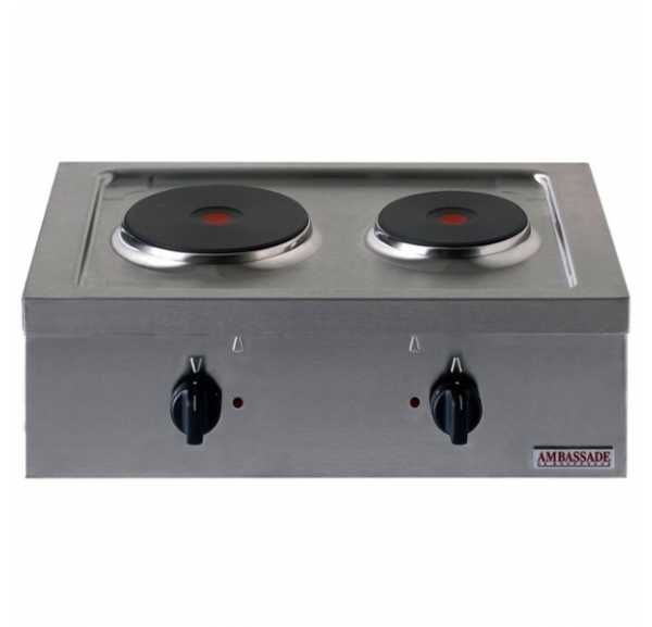 AMBASSADE - Réchaud 2 plaques électriques