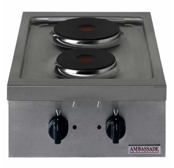 AMBASSADE - Réchaud 2 plaques électriques