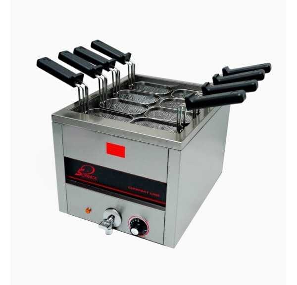 SOFRACA - Cuiseur à pâtes électrique 8 paniers portions cuve de 15 litres
