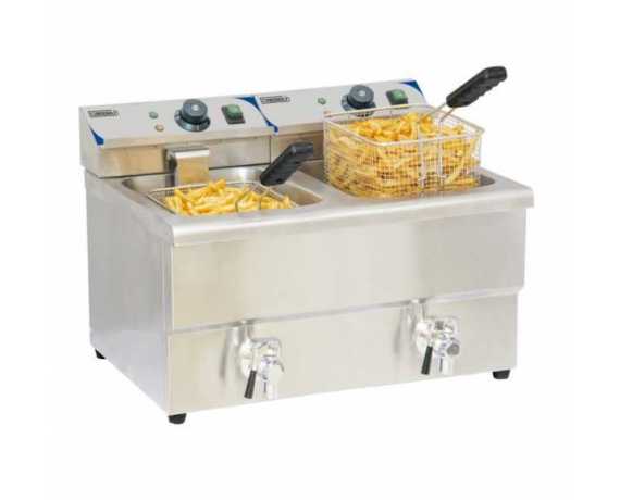 Friteuse gaz simple bac 16 litres  CHARVET PRO 800 occasion - 2 600,00 € HT