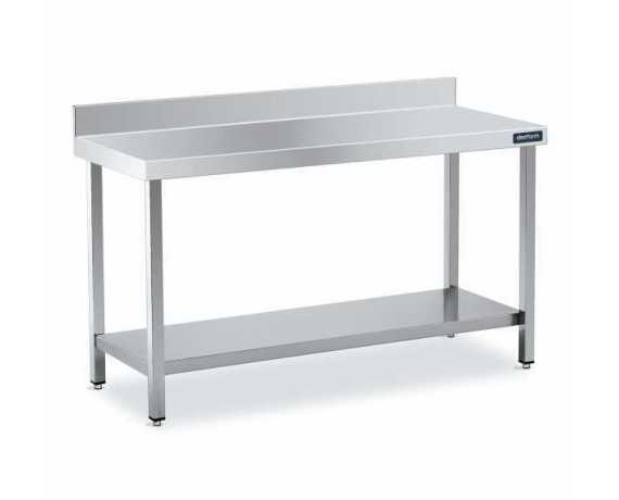 Table Inox pour cuisine professionnelle - Etagère de Table Inox