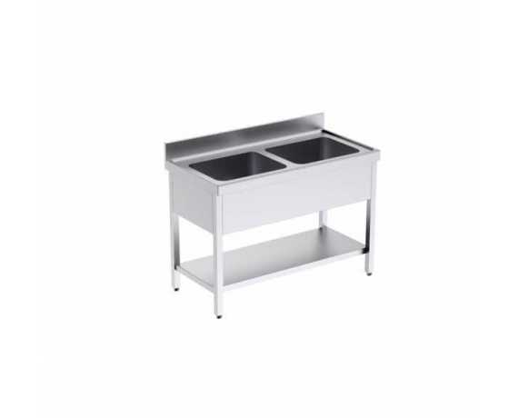 Plonge Inox 1 ou 2 Bacs Pour Cuisine Professionnelle De Restaurant