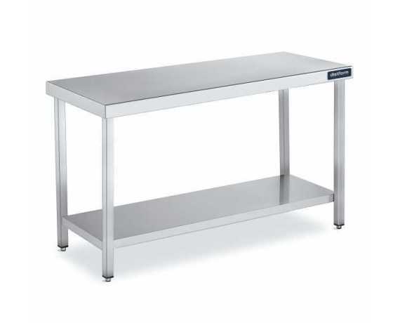 Table Inox pour cuisine professionnelle - Etagère de Table Inox